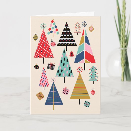 Vrolijk kerstfeest, kerst Kaart (Voorkant)