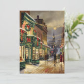 Vrolijk kerstfeest - kerst Kaart (Staand voorkant)