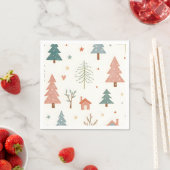 vrolijk kerstfeest! Kerst servetten. Servet (Insitu)