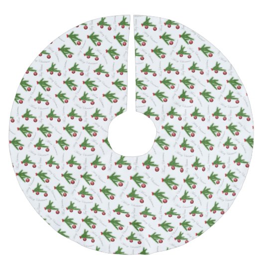 Vrolijk kerstfeest kerstboom rok (Voorkant)