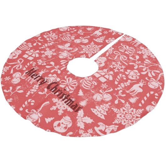 Vrolijk kerstfeest kerstboom rok (Gekanteld)