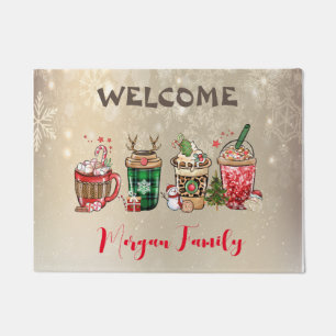 Vrolijk kerstfeest, kerstDrinken Deurmat