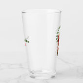 Vrolijk kerstfeest, kerstglas glas (Rechts)
