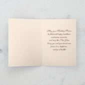 Vrolijk kerstfeest.  kerstman feestdagen kaart (Binnen)