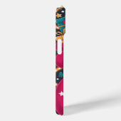 Vrolijk Kerstfeest Kerstman iPhone / iPad case (Achterkant / Rechts)