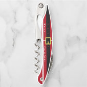 Vrolijk kerstfeest - kerstman kurkentrekker (Voorkant)