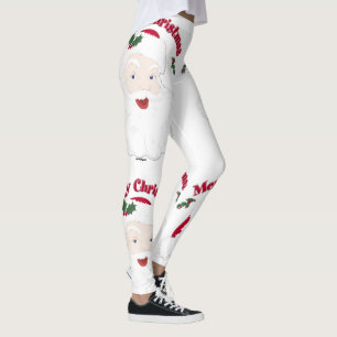 Vrolijk kerstfeest  kerstman leggings