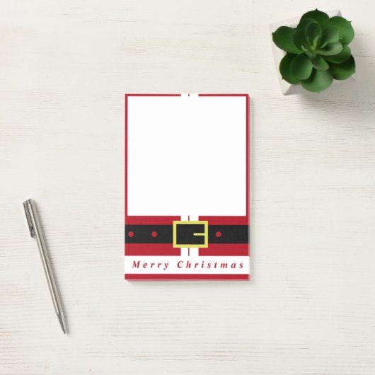 Vrolijk kerstfeest - kerstman post-it® notes (Kantoor)