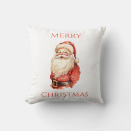 Vrolijk kerstfeest Kerstman vakantie Kussen