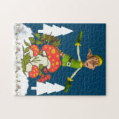 Vrolijk kerstfeest, kerstmis, ABC's Legpuzzel (Horizontaal)