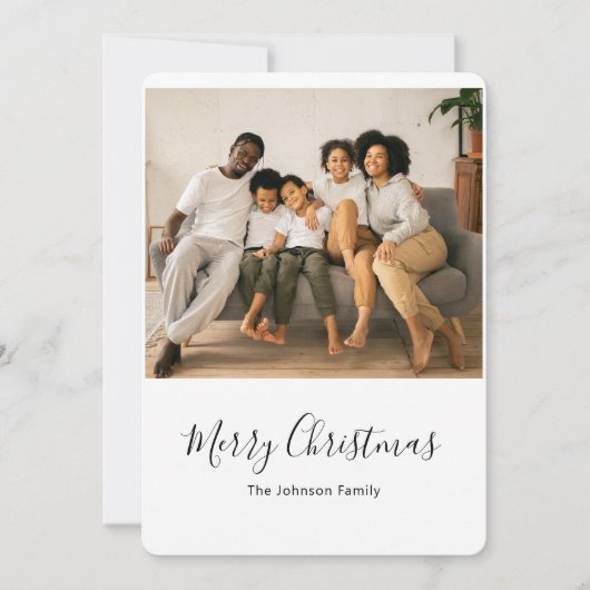 Vrolijk Kerstfeest Kerstmis Kaart (Voorkant)