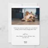 Vrolijk Kerstfeest Kerstmis Kaart (Achterkant)