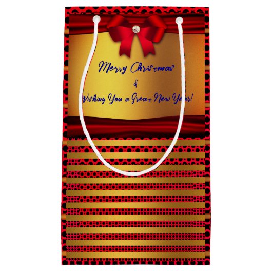 Vrolijk kerstfeest - kleine cadeautas (Voorkant)