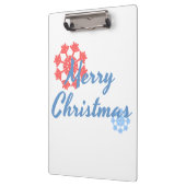 Vrolijk kerstfeest klembord (Links)