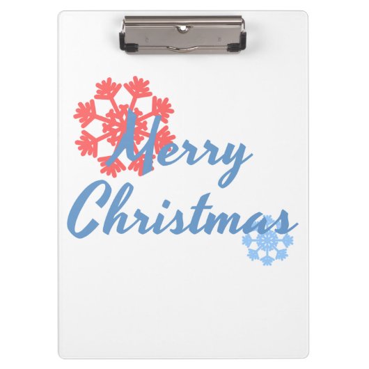 Vrolijk kerstfeest klembord (Voorkant)