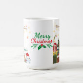 Vrolijk Kerstfeest Koffie/Thee mok (Center)