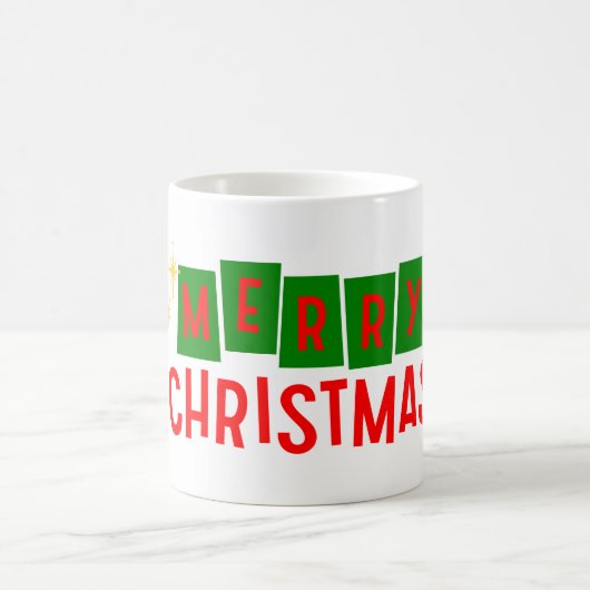 Vrolijk kerstfeest koffiemok (Center)