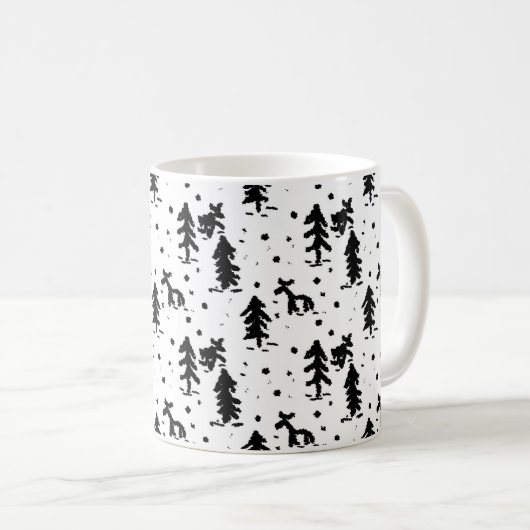 Vrolijk kerstfeest! koffiemok (Voorkant rechts)