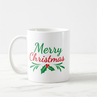 Vrolijk kerstfeest koffiemok