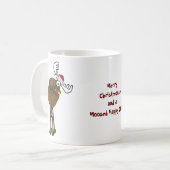 Vrolijk kerstfeest! koffiemok (Voorkant links)