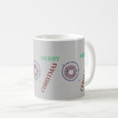 Vrolijk kerstfeest koffiemok (Voorkant rechts)