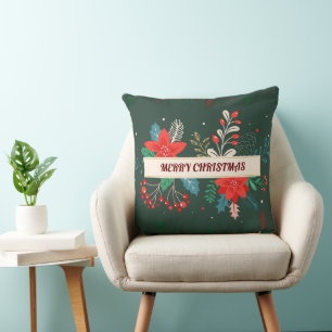Vrolijk kerstfeest kussen