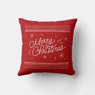 Vrolijk kerstfeest kussen