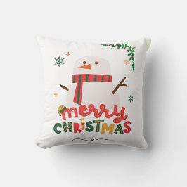 Vrolijk kerstfeest kussen