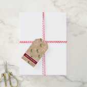 Vrolijk kerstfeest Labels Cadeaulabel (Met Touw)