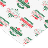 Vrolijk kerstfeest lange tafelloper (Hoek)