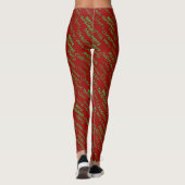 Vrolijk kerstfeest leggings (Achterkant)