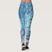 Vrolijk kerstfeest Leggings (Achterkant)