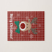 Vrolijk kerstfeest! legpuzzel (Horizontaal)