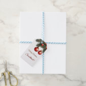 Vrolijk kerstfeest, lieverd!  cadeaulabel (Met Touw)