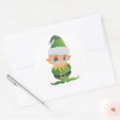 Vrolijk Kerstfeest Lil Angel Sticker (Envelop)
