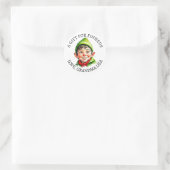 vrolijk kerstfeest |  Little Boy Gift Labels (Tas)
