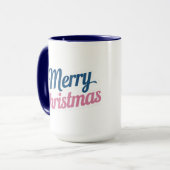 Vrolijk kerstfeest Magische Mok (Voorkant links)