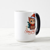 Vrolijk kerstfeest magische mok (Voorkant rechts)