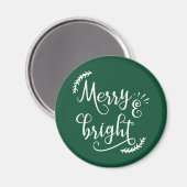 vrolijk kerstfeest magneet (Voorkant / Achterkant)