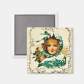 Vrolijk kerstfeest magneet (Voorkant / Achterkant)