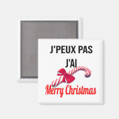 Vrolijk kerstfeest magneet (Voorkant / Achterkant)