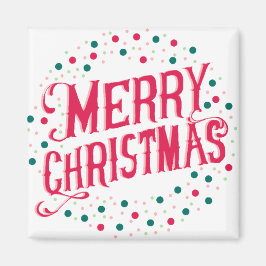 Vrolijk kerstfeest magneet