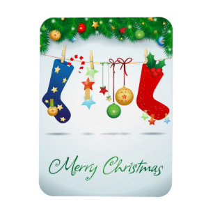 Vrolijk kerstfeest magneet