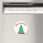 Vrolijk kerstfeest magneet (Insitu (Vaatwasser))