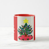 Vrolijk Kerstfeest Mama Versierd Boom Mok (Midden)