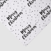 Vrolijk kerstfeest - Manuscript typografie en ster Tissuepapier (Detail)