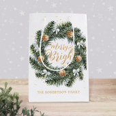 Vrolijk kerstfeest medium cadeauzakje