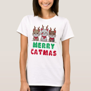 Vrolijk kerstfeest, Meowy kerst T-shirt