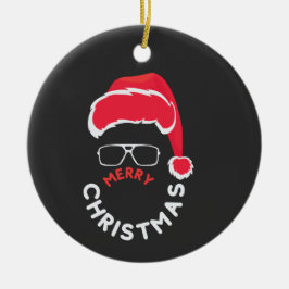 Vrolijk kerstfeest, Merry & Bright Keramisch Ornament