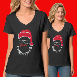 Vrolijk kerstfeest, Merry & Bright T-shirt